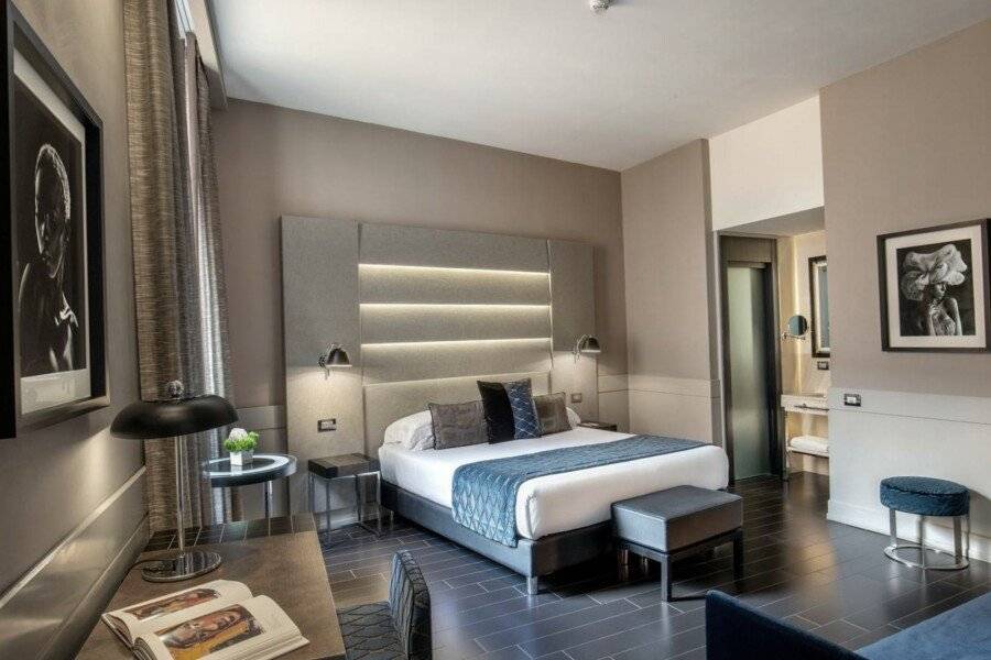 The Style, Rome hotel bedroom