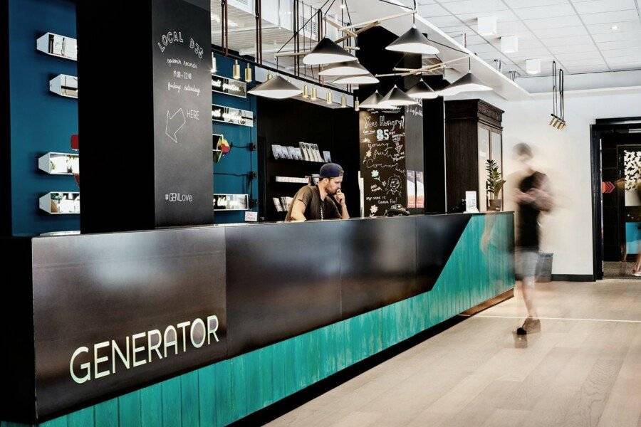 Generator lobby,front desk,