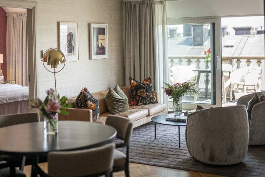 Bank Hotel, a Member of Small Luxury Hotels hotel bedroom,balcony