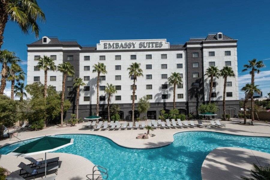 Embassy Suites by Hilton facade,outdoor pool