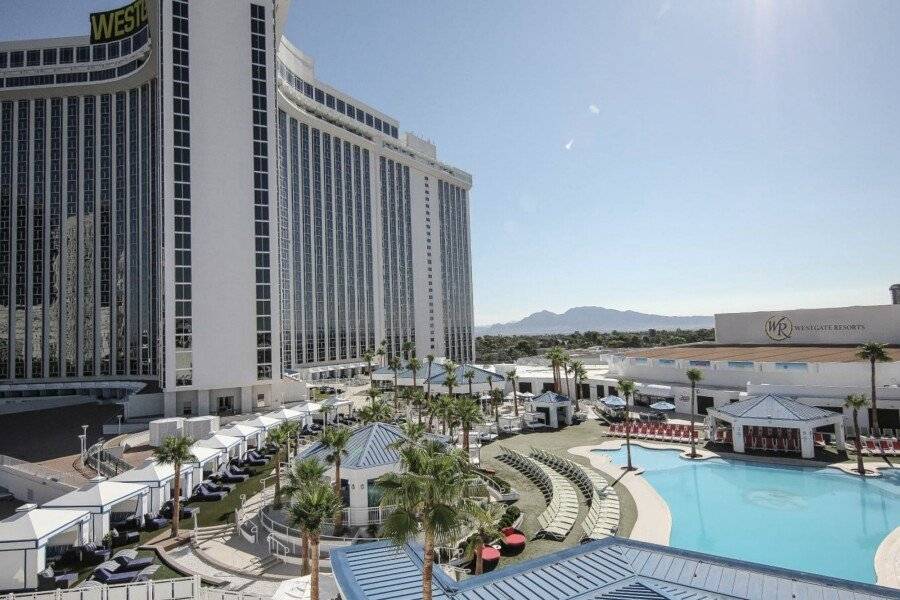 Westgate Resort and Casino facade,outdoor pool