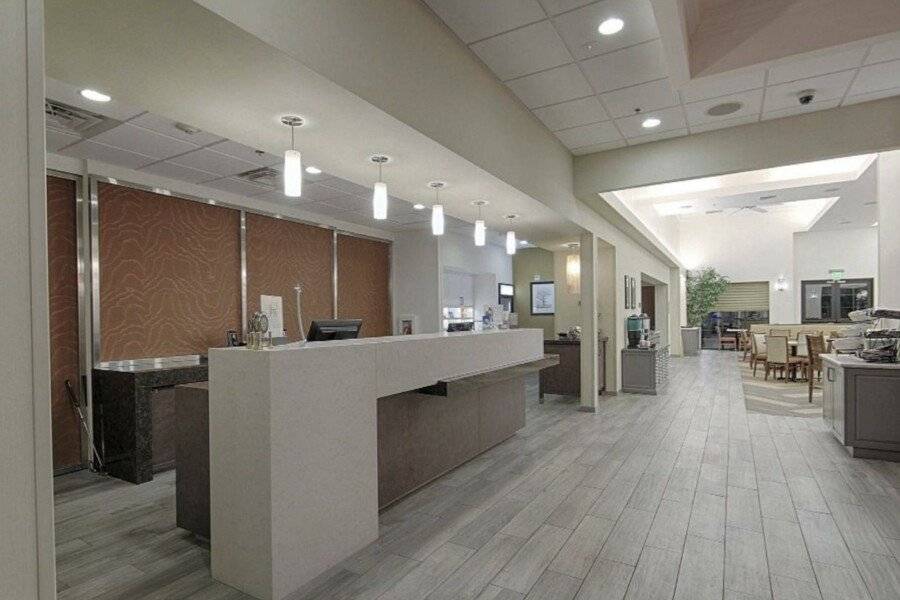 Homewood Suites by Hilton Airport lobby, front desk