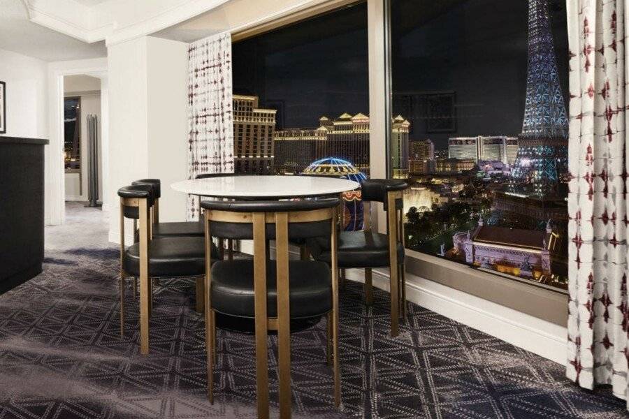 Planet Hollywood Resort & Casino hotel bedroom,ocean view