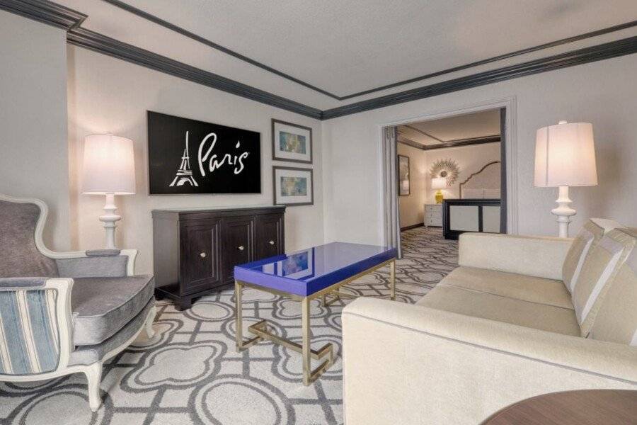 Paris Hotel & Casino hotel bedroom