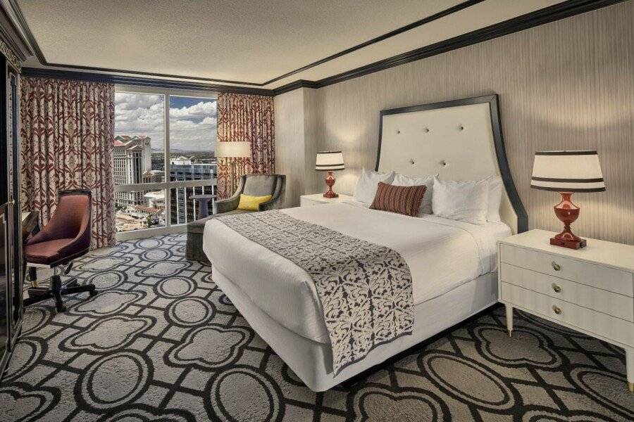 Paris Hotel & Casino hotel bedroom