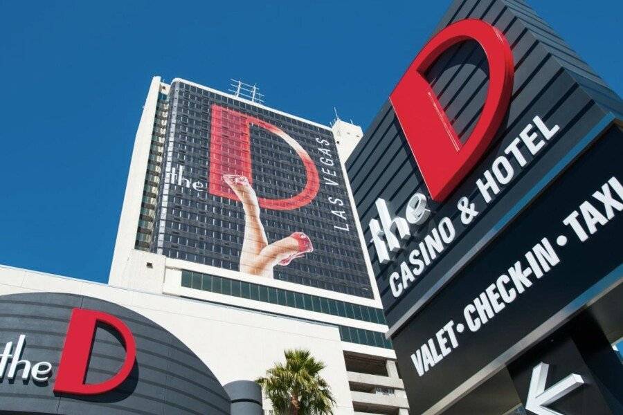 The D ,hotel facade,casino