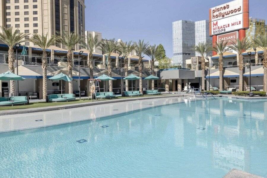 Hilton Grand Vacations Club Elara Center Strip Las Vegas outdoor pool,hotel facade