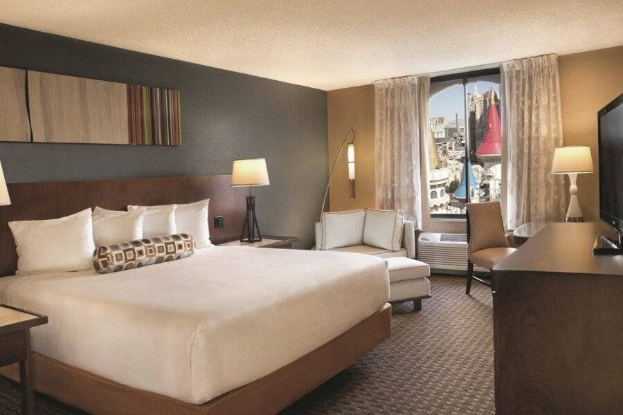 Excalibur hotel bedroom