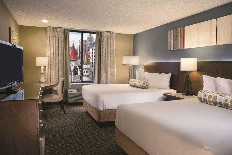 Excalibur hotel bedroom