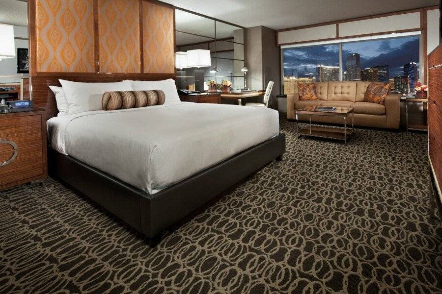 MGM Grand hotel bedroom