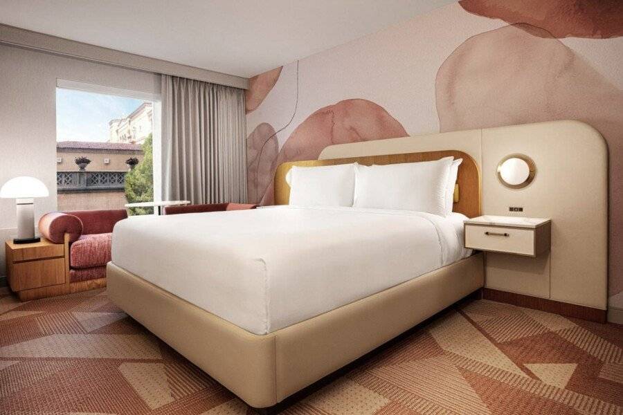 MGM Grand hotel bedroom