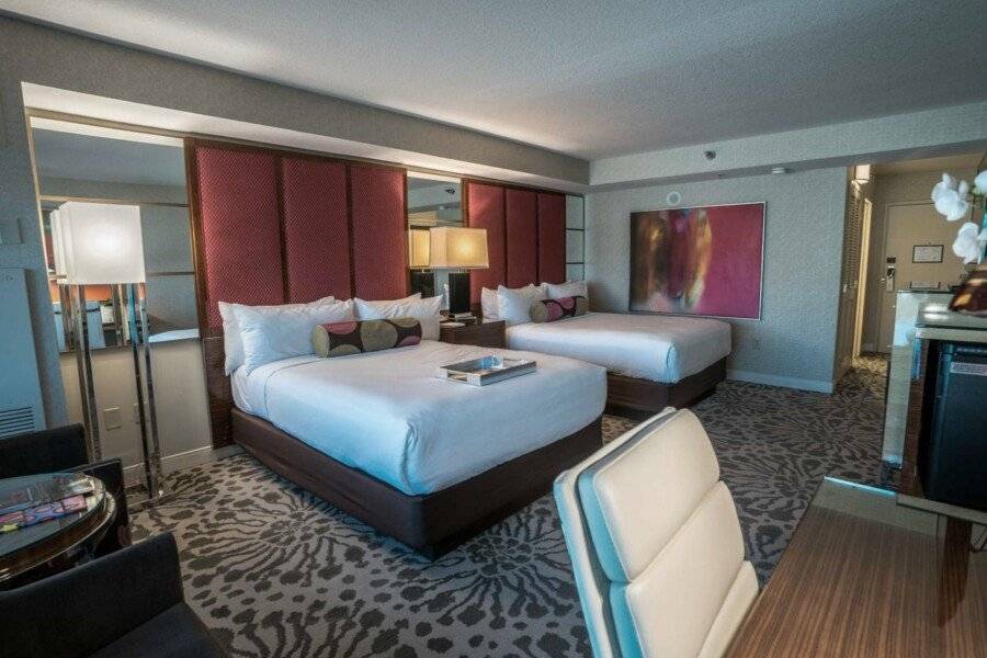 MGM Grand hotel bedroom