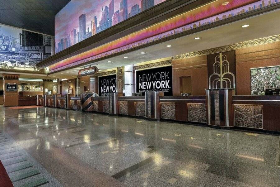 New York-New York lobby,front desk,