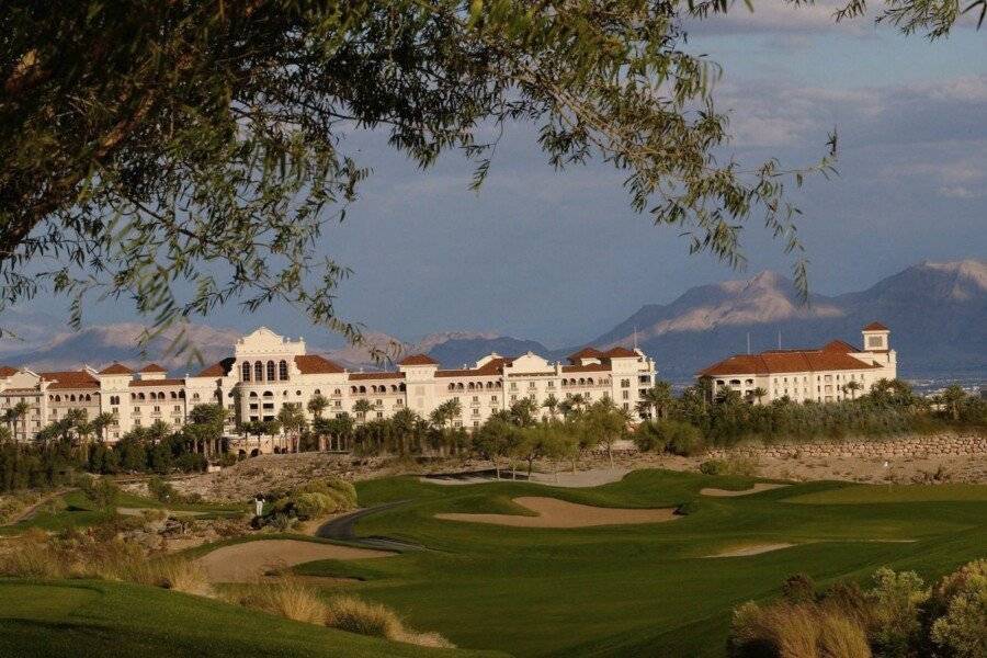 JW Marriott Resort and Spa facade,golf,mountain view