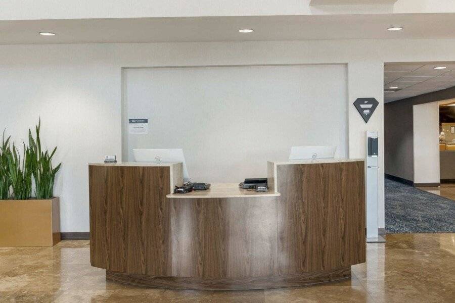 Best Western Plus Henderson Hotel front desk, lobby