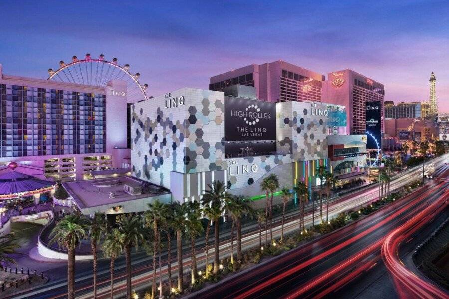 The LINQ Hotel and Casino facade