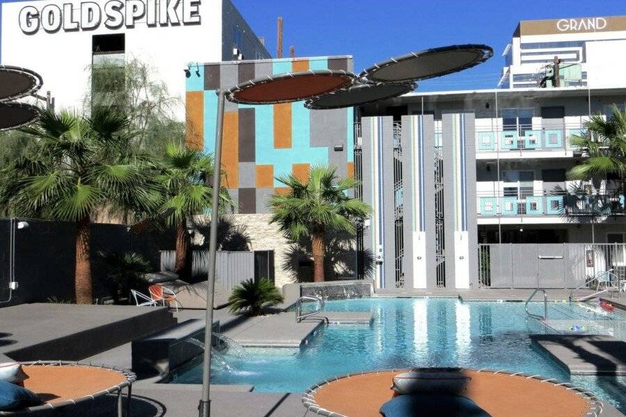 Oasis at Gold Spike outdoor pool,hotel facade