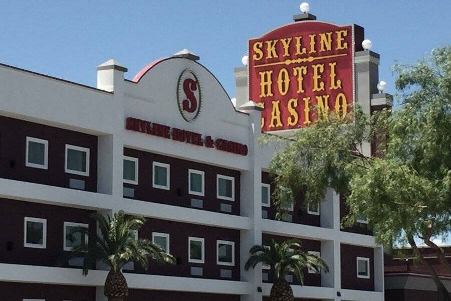 Skyline Hotel and Casino facade,casino