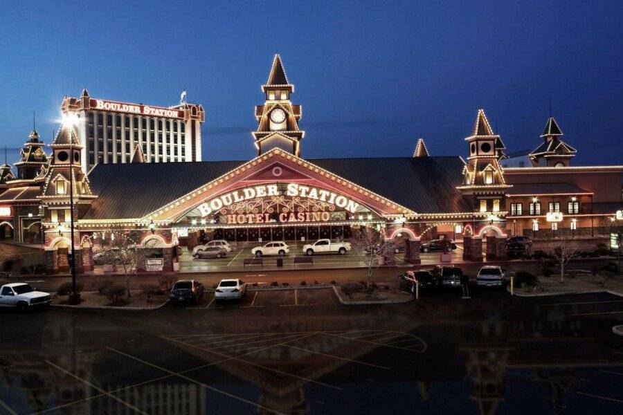 Boulder Station Hotel & Casino facade,casino