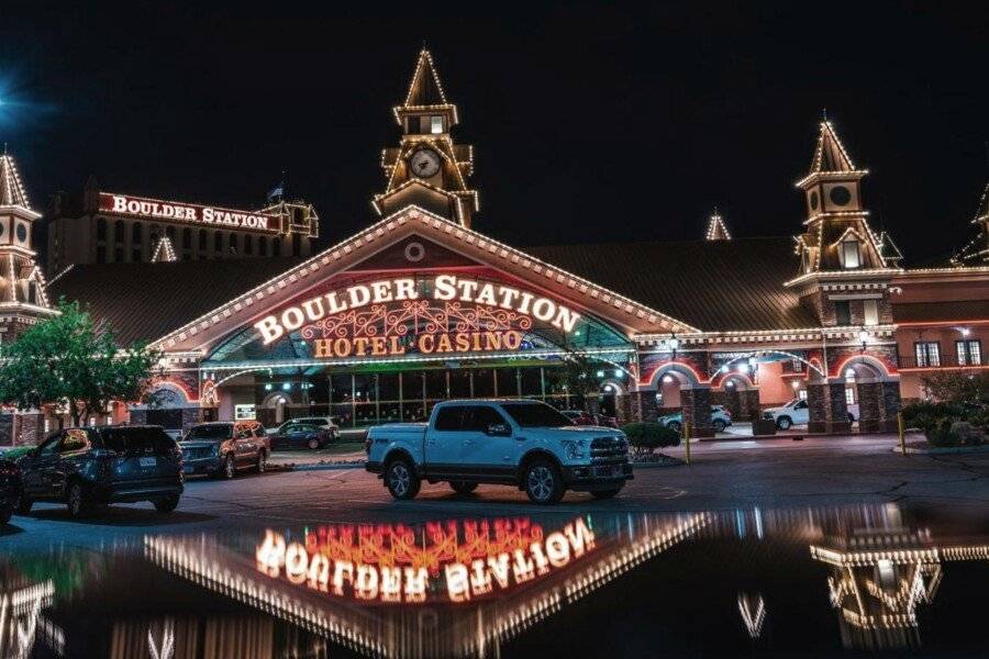 Boulder Station Hotel & Casino hotel facade,casino