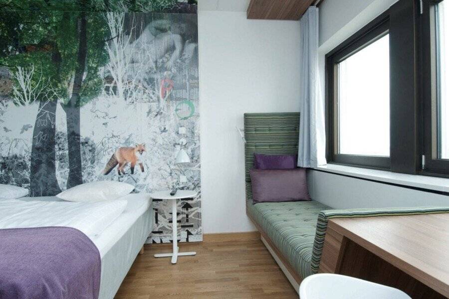 Scandic hotel bedroom