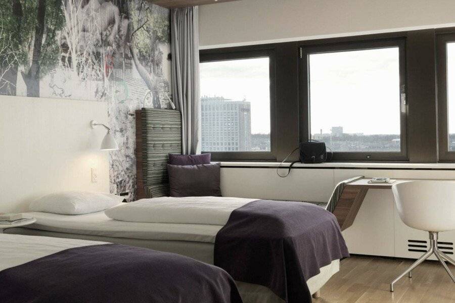 Scandic hotel bedroom