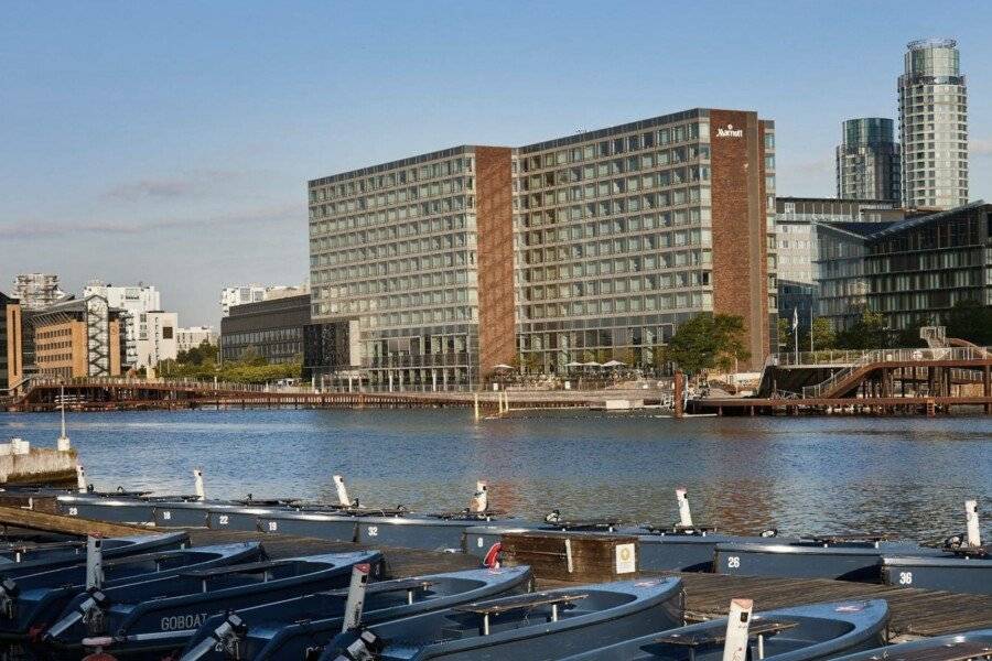 Copenhagen Marriott Hotel facade,ocean view