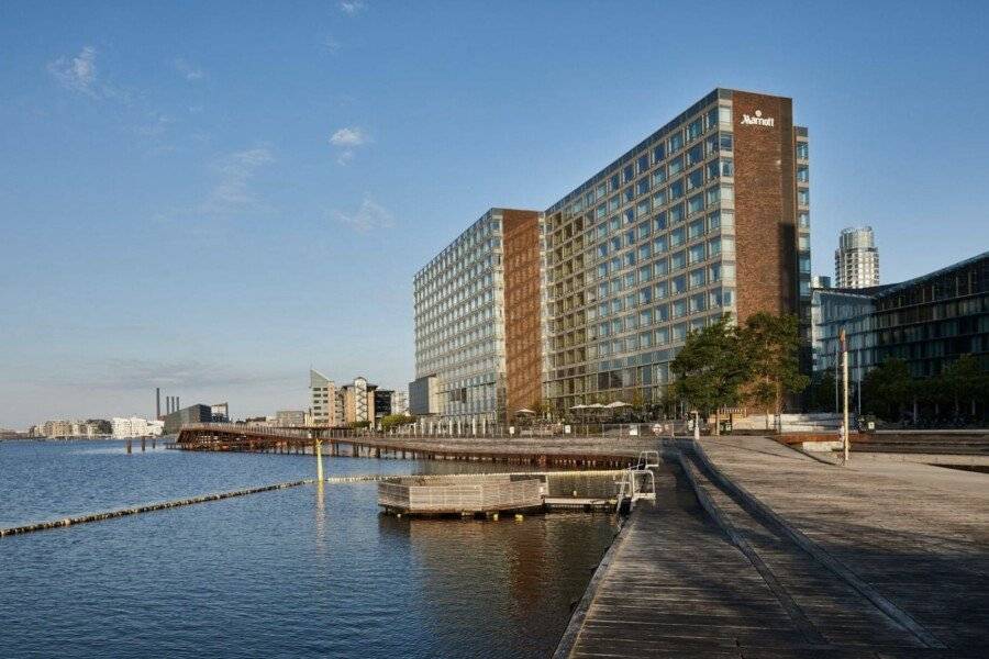 Copenhagen Marriott Hotel facade,ocean view