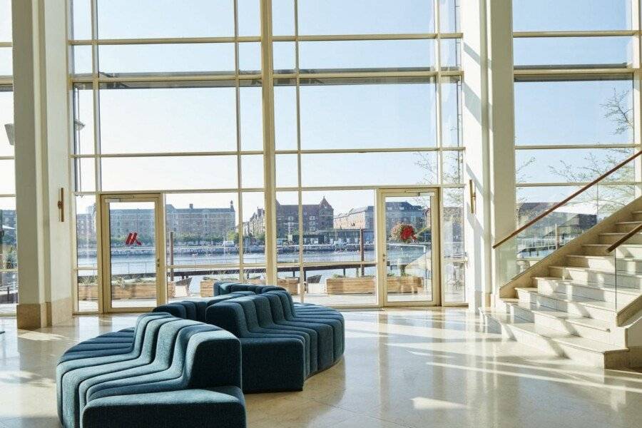 Copenhagen Marriott Hotel lobby,ocean view