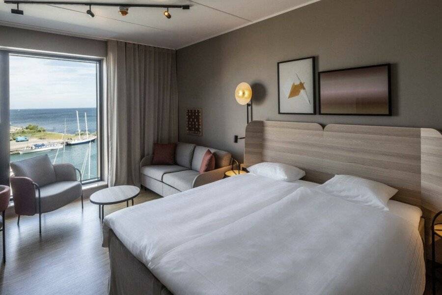 Scandic CPH Strandpark hotel bedroom,ocean view