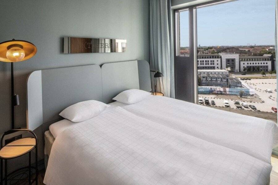 Scandic CPH Strandpark hotel bedroom,ocean view