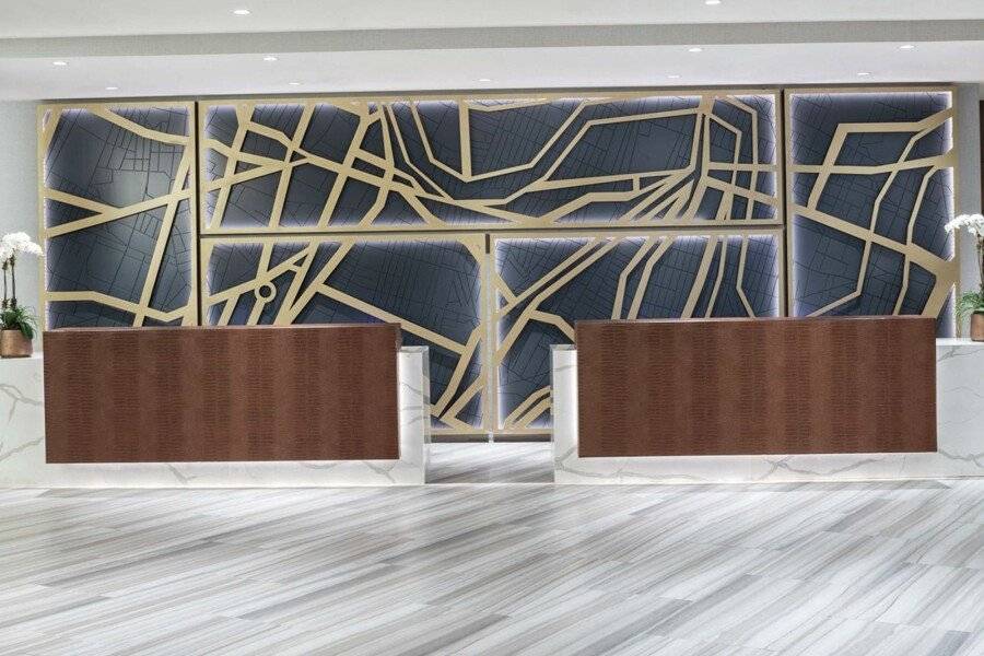 DoubleTree by Hilton Hotel Airport lobby,front desk,