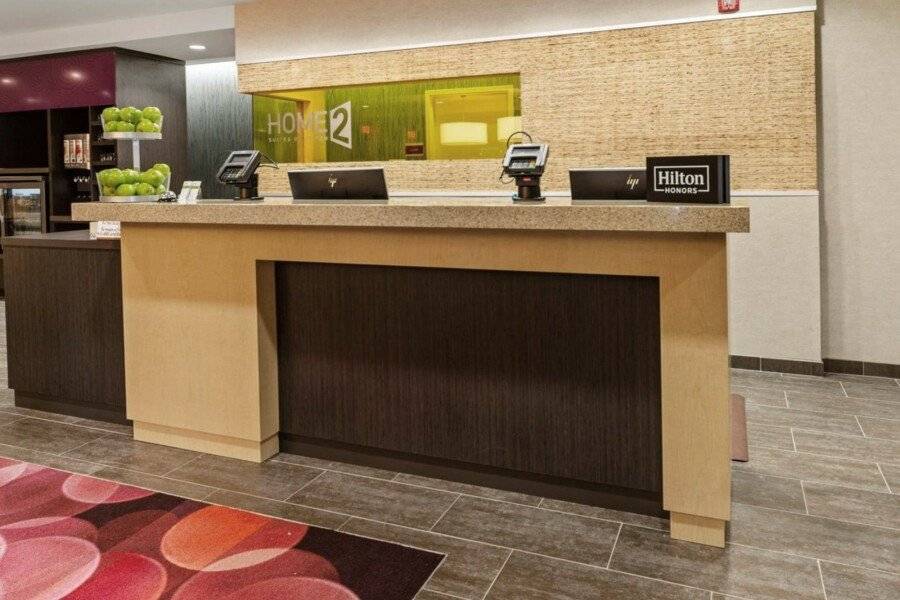 Home2 Suites By Hilton Newark Airport lobby,front desk