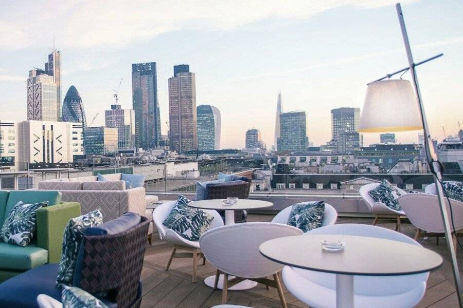 Montcalm Royal London House City , rooftop pool, bar, garden, ocean view