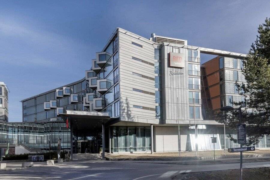 Radisson RED, Oslo Airport facade