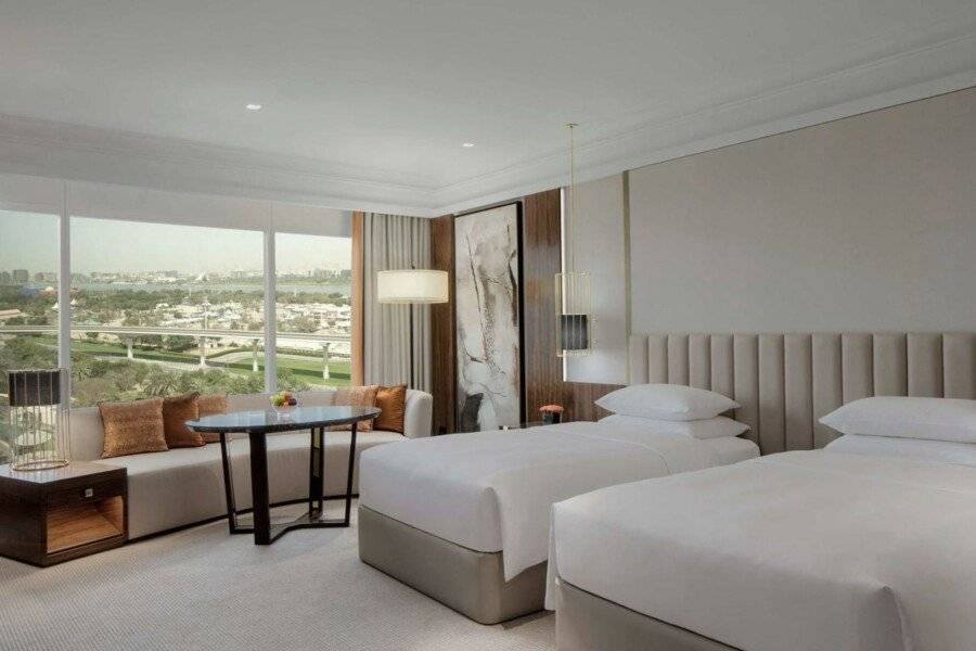 Grand Hyatt hotel bedroom,city view