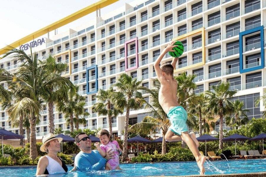 Centara Mirage Beach Resort outdoor pool,hotel facade,kids pool