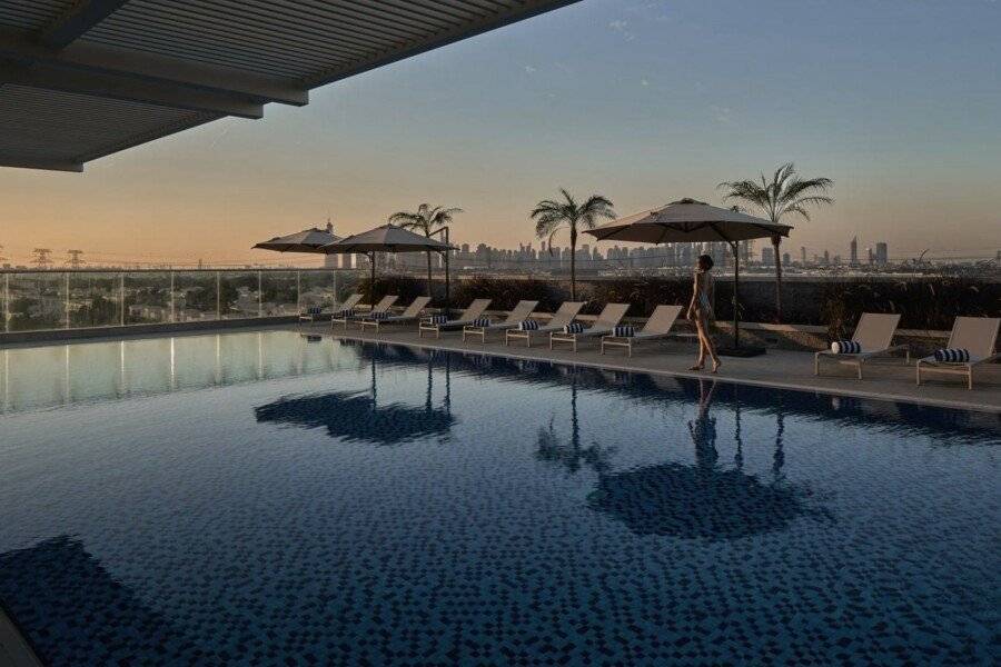 Novotel Jumeirah Village Triangle rooftop pool,outdoor pool