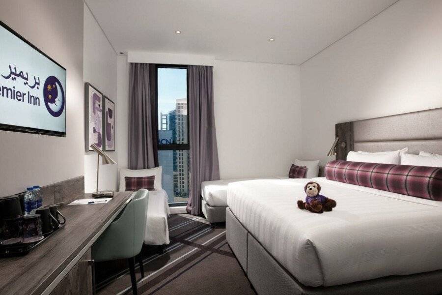 Premier Inn Barsha Heights hotel bedroom