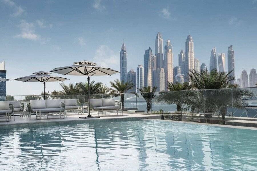 Radisson Beach Resort Palm Jumeirah rooftop pool,ocean view