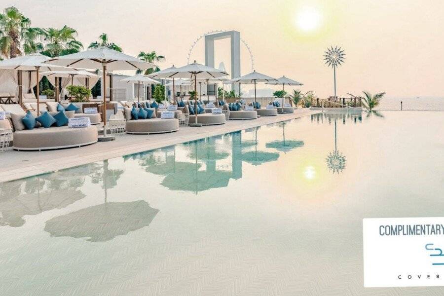 Rove JBR outdoor pool,spa,ocean view