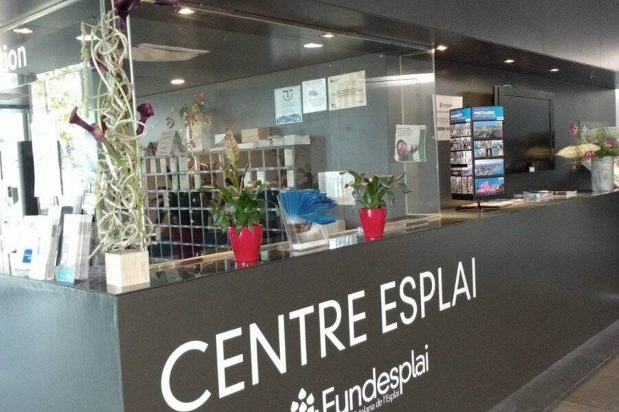 Centre Esplai Albergue lobby,front desk,