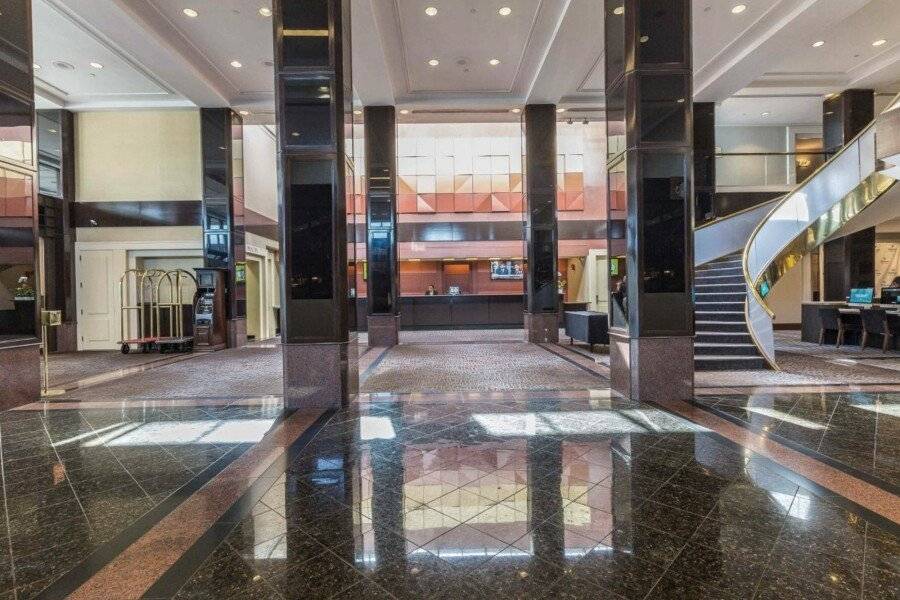 Hilton Newark Airport lobby,front desk