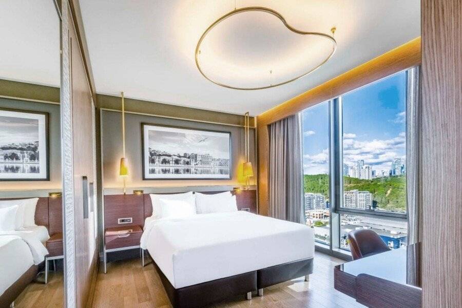 Radisson Collection Hotel, Vadistanbul hotel bedroom,ocean view