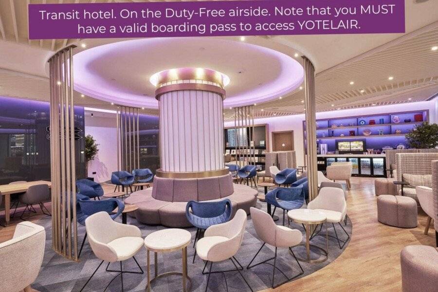 Yotel Istanbul Airport hotel (airside) lobby