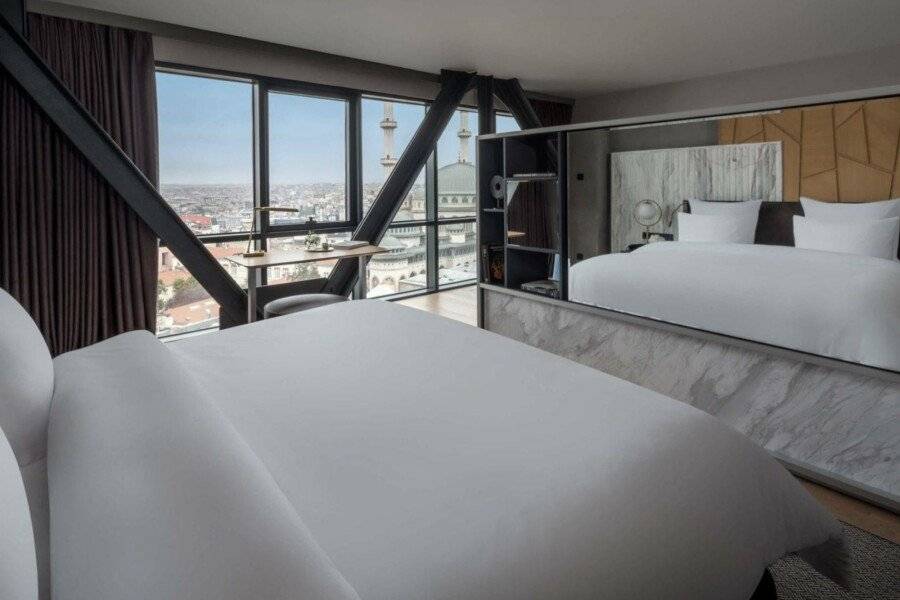 Sofitel Taksim hotel bedroom,ocean view