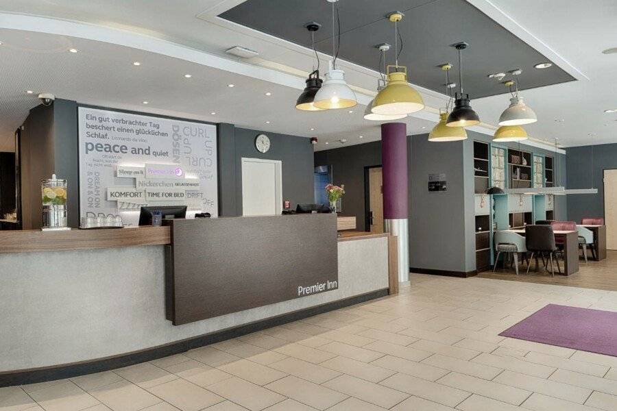 Premier Inn Berlin City Centre lobby,front desk