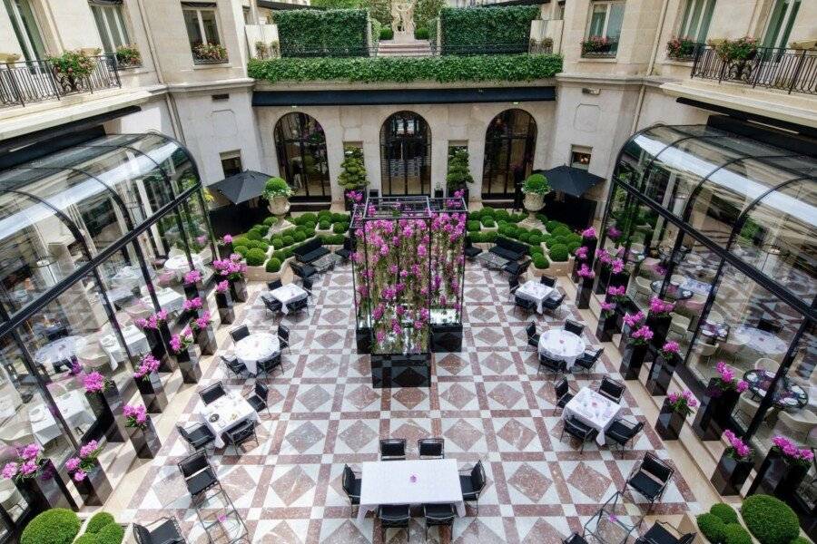 Four Seasons Hotel George V restaurant,garden