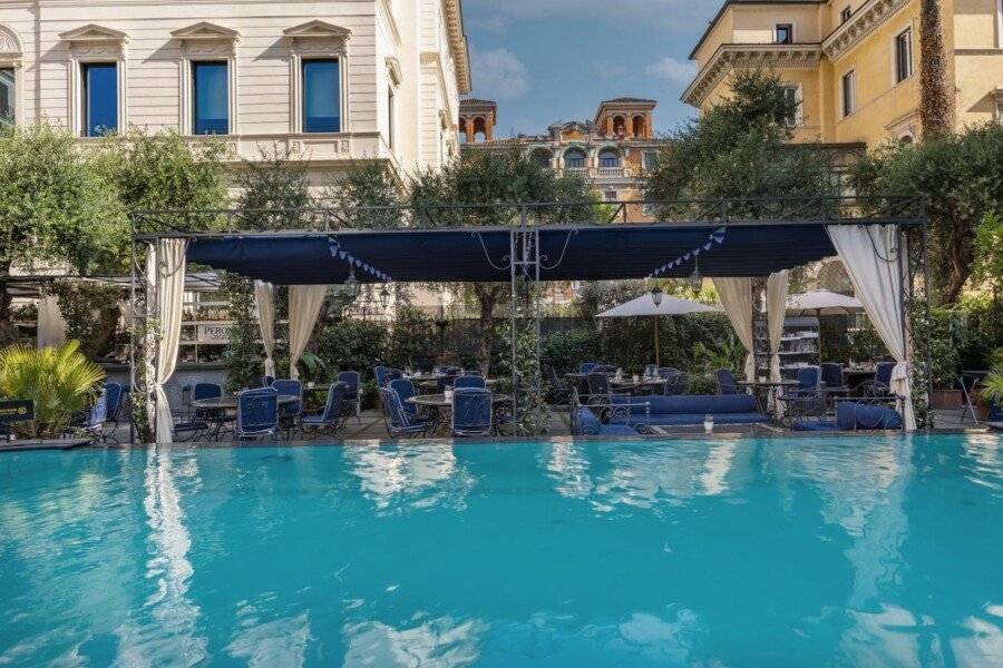 Palazzo Dama - Hotel & SPA - Preferred Hotels & Resorts outdoor pool,hotel facade,garden