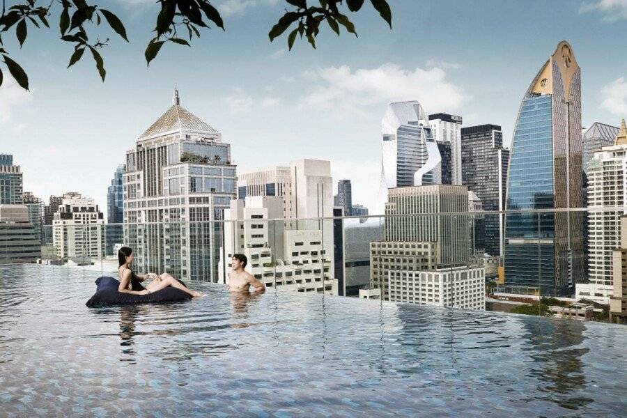 Sindhorn Midtown Hotel infinity pool,ocean view